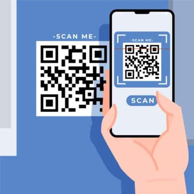 QR code and LED bracelets QR code and LED bracelets