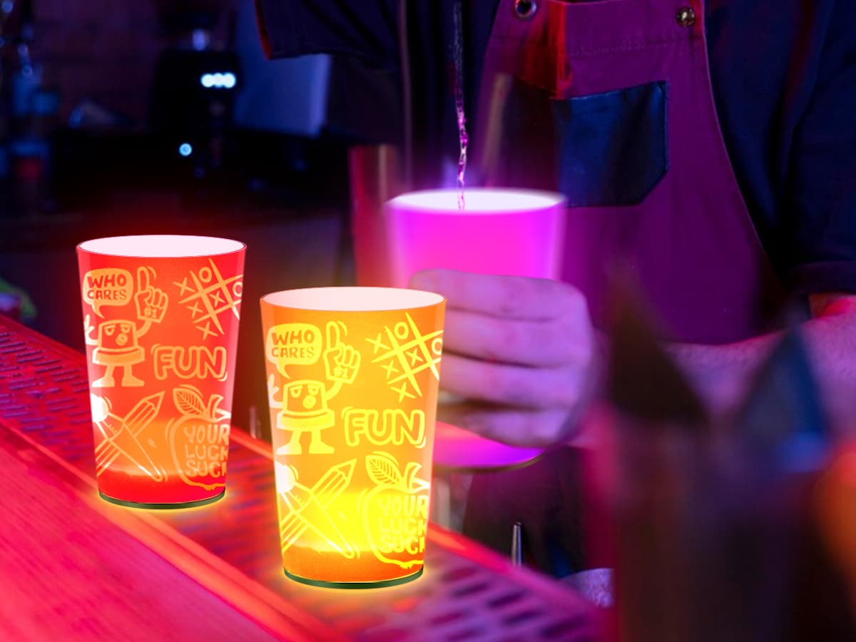liquid activated led cup liquid activated led cup